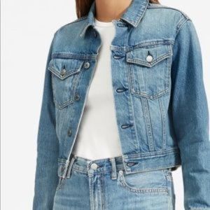 Everlane Cropped Denim Jacket